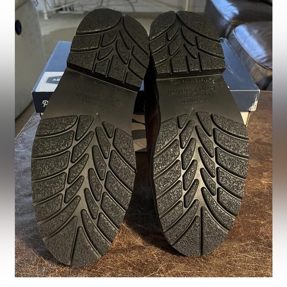 P.W. Minor "Orleans" Steel Toe Tan Leather Shoes, Men's Size 13 3W, New with Box - Picture 5 of 7